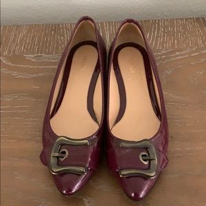 Deep wine FENDI flats